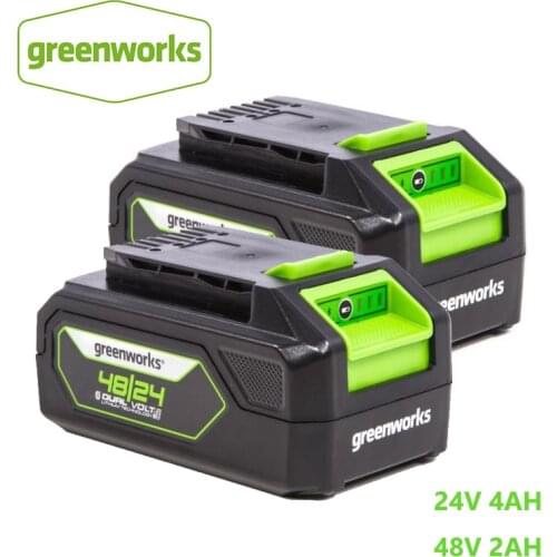 Greenworks 24/48V Dual Volt 2AH battery , Original battery for Greenworks tools
