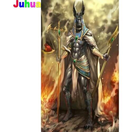 Ancient Egypt gods 5d diy diamond painting full drill square/Round mosaic Egyptian Orcs diamond embroidery stitch home Decor