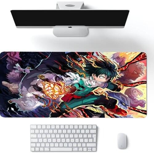 My Hero Academia Large XL Mousepad Anime Gamer Gaming Mouse Pad Computer Accessories Big Keyboard mouse pad laptop desk mat gift