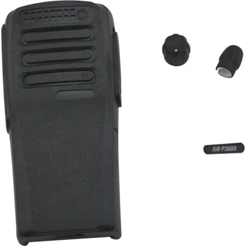 Black Plastic Housing case cover with sticker,knobs for Motorola MOTOROLA DP1400 DEP450 CP200D XIR P3688 WALKIE TALKIE