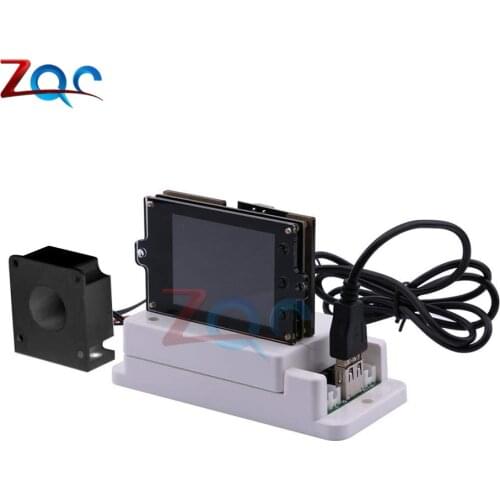 LCD Digital Voltmeter Ammeter Color Screen DC Power Rate Battery Capacity Voltage Current Meter Tester 80V 500A with Hall Coil