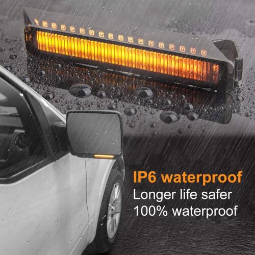 For Ford F-150 F150 04-14 Raptor Expedition For Lincoln Mark LT LED Dynamic Turn Signal Sequential Side Mirror Indicator Light