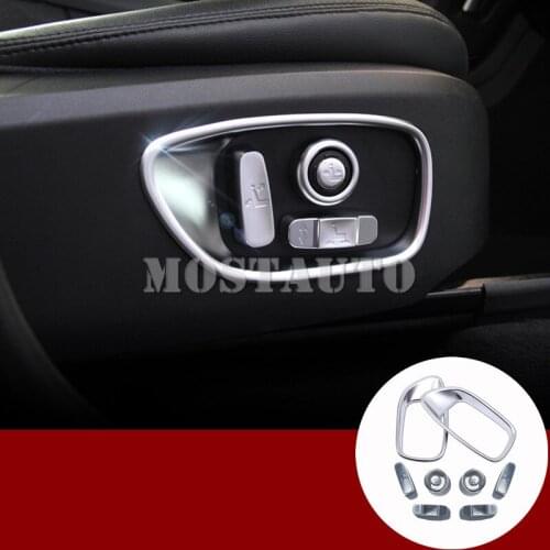 For Land Rover Discovery Sport Car Seat Adjusting Button Cover 2015-2018 10pcs Car Accessories Interior Car Decor Car Trim