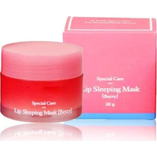 Brand New Special Care Lip Sleeping Mask Lip Balm Lipstick Moisturizing Anti-Aging Anti-Wrinkle LZ Brand Lip Care Cosmetic 20g