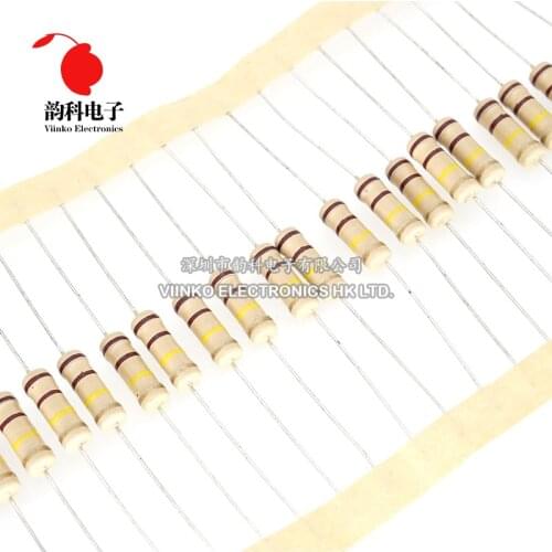 300pcs Resistor Kit 1W 5% 30values X 10pcs 1K-820K ohm 1W Carbon Film kit