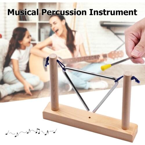 Muslady 6 Inch T Children Musical Kids Early Educational Music Learning Toys Gift Percussion Instrument with Sturdy Base hammer