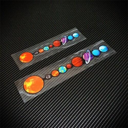 1PCS Solar System Planet Universe Decal Creative Fashion Sticker for Auto Car Truck Vans Motor Electric Computer Bike