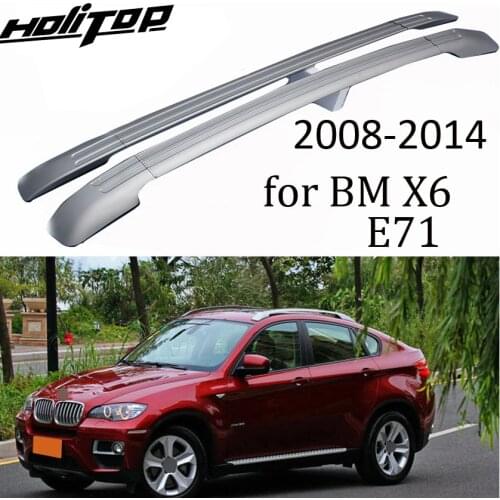 For BM X6 E71 2008-2014 roof rack roof bar luggage decorative bar,aviation aluminium alloy, from big factory, reliable quality