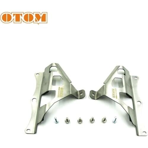 OTOM Motorcycle Enduro Water Box Side Cover Guard Bracket For YAMAHA YZ250F 14-18 YZ250FX 15-19 YZF450F 14-17 WR250F 15-18