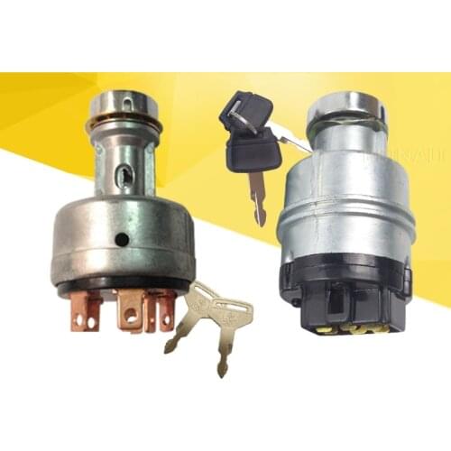 For Kobelco SK60 75 140 200 230 260-8-6E Excavator Ignition switch electric door lock starter high-quality excavator accessories