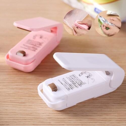 Mini Portable sealing machine Small Household Plastic Bag Sealer Package Storage Bag For Food Snack Kitchen Accessories