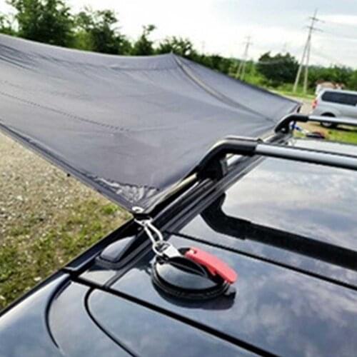 Car Tent Suction Cup ABS Vacuum Strong Suction Round Push Belt Hook Camping Picnic Self-driving Tent Canopy Fixing Frame