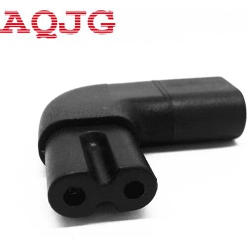 Figure 8 IEC 320 IEC320 iec C7 to C8 90 Degree Left & Right Angled AC Power Adapter Male Female Extension connector AQJG