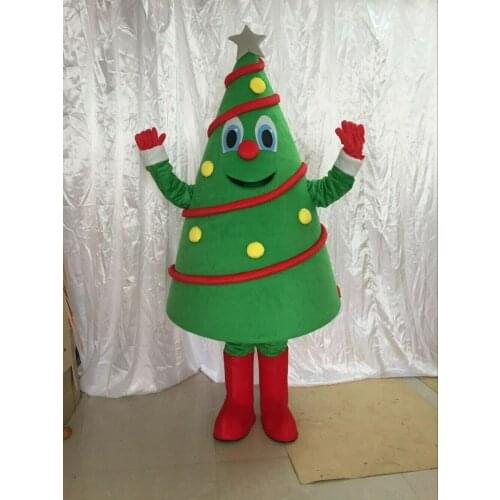 Christmas Tree Mascot Costume Cosplay Party Game Dress Outfit Halloween Adult Factory Wholesale + Free Postage