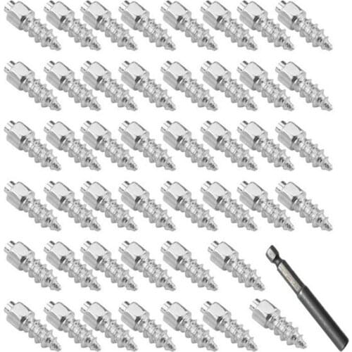 4*12mm Snow Screw Tire Studs Anti Skid Falling Spikes Wheel Tyres 100PCs For Car Motorcycle Bicycle For Car Winter Emergency
