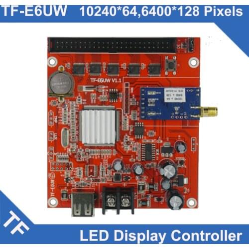TF-E6UW E5UW Longgreat TF WIFI USB port LED Display Control Card Single Dual Color