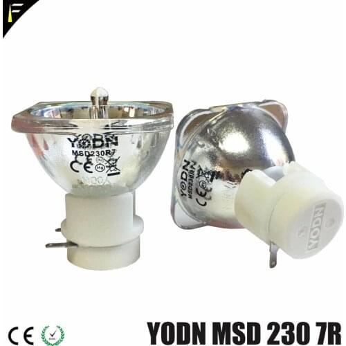 Sample YODN MSD 230w 7R R7 Stage Moving Head Lamp Bulb Replacement MSDR7 230 Sharpy Mercury Lamps