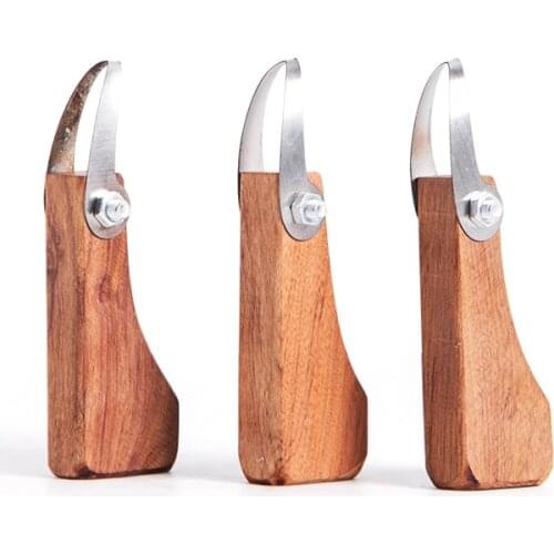 1pcs Pottery Tool Trimming Knife Clay Plastic Scraping Trimming Engraving Texture Tool Single-head Ring Trimming Knife