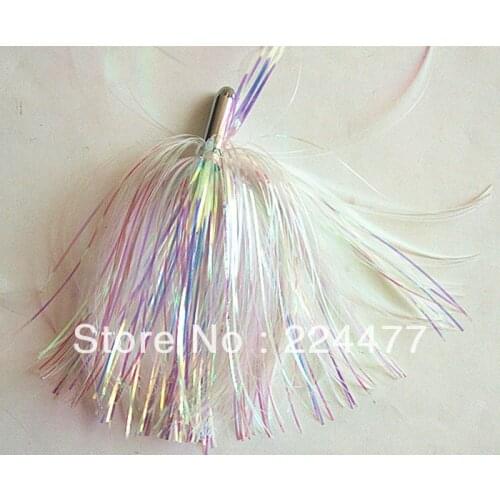 23g Trolling Fishing Tackle Metal Head Synthetic Glass Fiber Skirt Fishing Lures