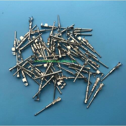 50/100 pcs 1060-20-0122 1060-20-0122 DTM Terminals Pins Automotive Crimp Terminal wire Size18-22 AWG Pin Female Male