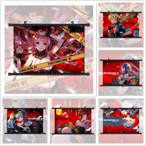 WTQ Anime Posters Zombieland Saga Fran Chou Chou Anime Manga Canvas Painting Wall Decor Wall Art Picture Room Decor Home Deco