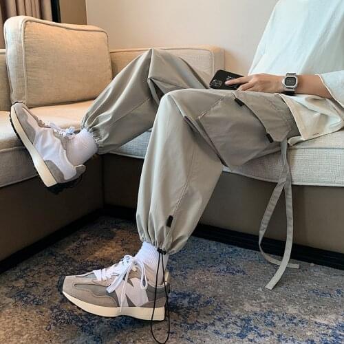 Men Streetwear Sweatpants Autumn Hip Hop Harem Pants Casual Harajuku Wide Leg Joggers Trouers