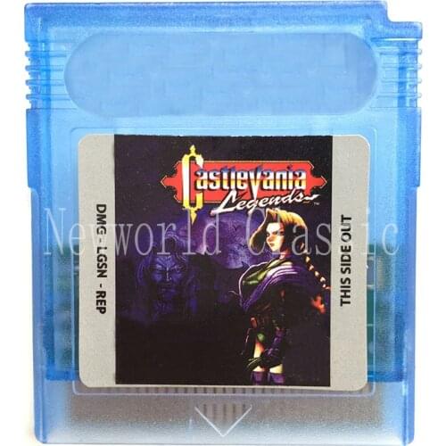 Castlevania - Legends for 16 Bit Game Console for Video Game Cartridge Card for General US/EU Version