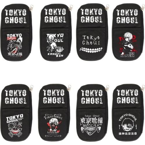 Tokyo Ghoul Multifunction Pencil Case Teenagers Anime Pen Bag Kids Cartoon Pencil Box Girls Makeup Bag Children School Supplies