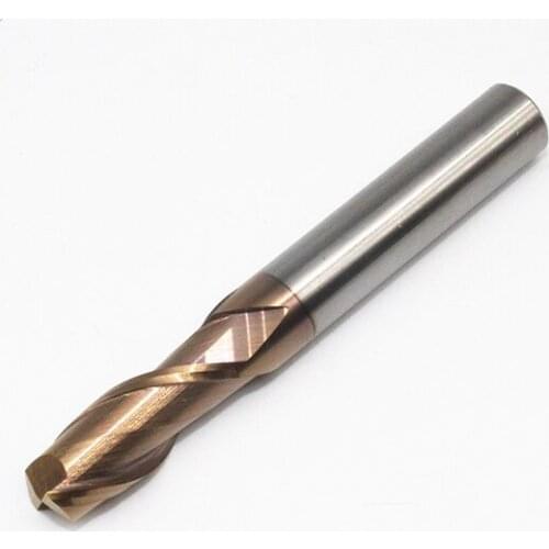 Milling Cutter 2 Blade HRC55 D10X25LXD10X75L 10MM 75MM Length Standard Endmills Tungsten Steel CNC Machine End Mill For Milling