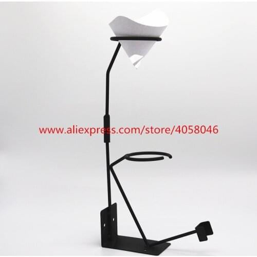 Gravity Feed Paint Spray Gun Stand Holder Sprayer Stand With Strainer Holder Wall Bench Mounted+Paint Paper Strainers