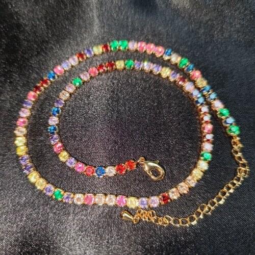 2021 New Copper Necklace Fashion Luxury Clavicle Chain Mens and Womens Christmas Valentines Day Gift