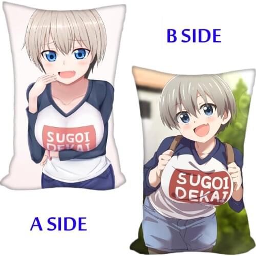 New Anime Uzaki-chan wa Asobitai Dakimakura Pillow Case Cushion Hold Sofa Decor Pillow Cover Gifts 40x60cm