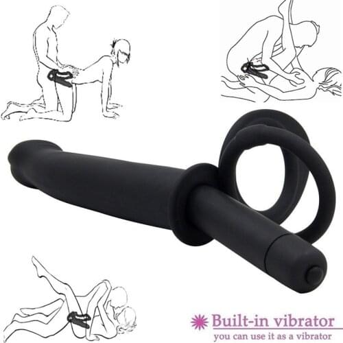 New Multi-speed Vibrator Strong Vibes Realistic Soft B-ut-t Plug Jump Egg Sex Ring Massager Adult Products for Couple