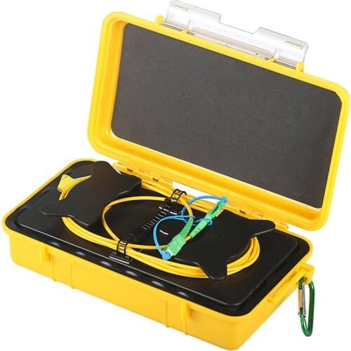OTDR Launch Cable Box SM 9/125um G652D SC LC APC Optical Fibre OTDR Dead Zone Eliminator Fiber Ring OTDR Launch Cable