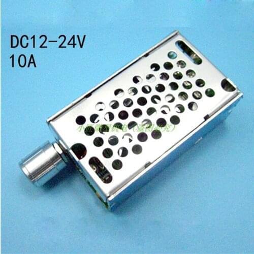 PWM DC 775 motor speed controller, 795 motor with stepless speed regulation, DC12V24V10A reverse polarity protection