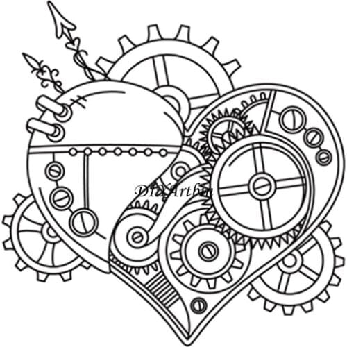 Steampunk cutting stencils Die and embossing new 2020 Dies Scrapbooking Craft Supplies Paper Card Making DIY Paper Craft