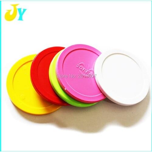 10 pcs/ lot Plastic Air Hockey Pucks Table Handles Paddles Indoor Game air hockey table accessory