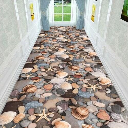 3D Starfish Handbag Stone Corridor Floor Mat Door Mat Kitchen Bathroom Balcony Bedside Table Floor Mat Living Room Carpet