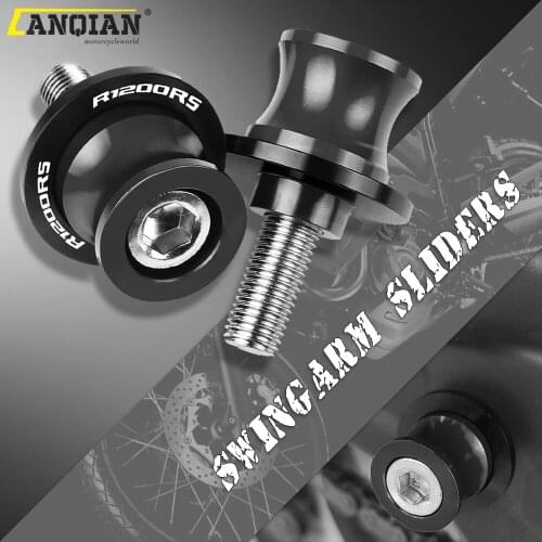 8MM Motorcycle Accessories CNC Aluminum Swingarm Spool Slider Stand Screw For BMW R1200RS R1200 RS R 1200 RS 2015 2016 2017 2018
