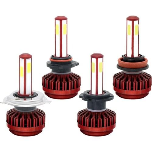 For You four sides, cob led H7 H11 9005 HB3 9006 hb4 front light bulb 122v 24V 600k dazzling car headlight