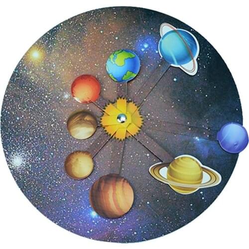 Experiment Plank Disc Planet DIY Solar System Education Tecnologia Eight Planets Science Assembling Teaching Toy for Children
