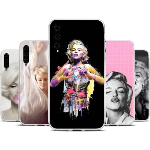 Fashion Marilyn Monroe Smartphone Transparent Case For Xiaomi Redmi K30s Ultra Note 8 9 Pro Max 9s 10T Pro 11 10 Lite Cover