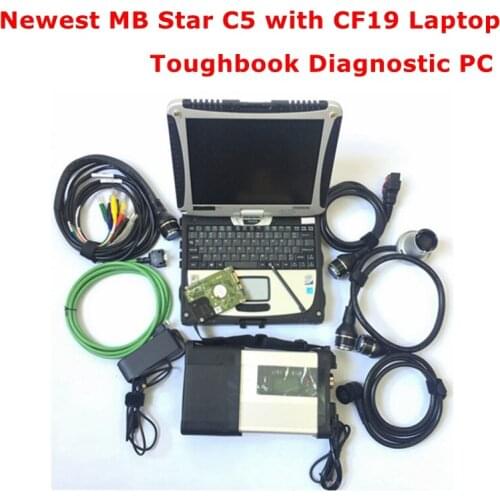 V2020.06 MB Star C5 Sd connect multiplexer compact c5 For cars/trucks with star c5 vediamo dts with cf19 laptop 4g ready to work