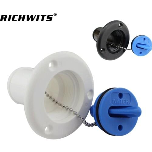 2020 New Water Tank Cover RV Caravan Water Inlet Accessories 38mm Plastic Water Injection Outlet RV Yacht Accessory Parts