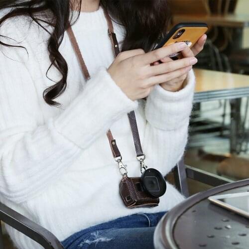 PULUZ For Go Pro Hero 6/5 Case Protective Bag Genuine Leather Housing Cover Chest Strap Mount & Camera 52mm UV Lens