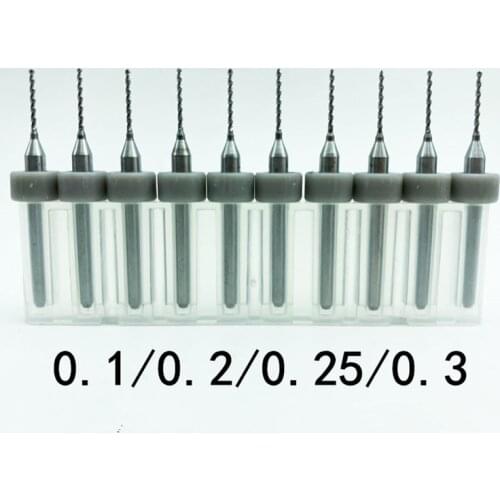 PCB Tungsten Steel Drill Bit 0.25mm 0.2mm Micro Drill Mask Machine Special Alloy Drill 0.2 for Meltblown Fabric Mold