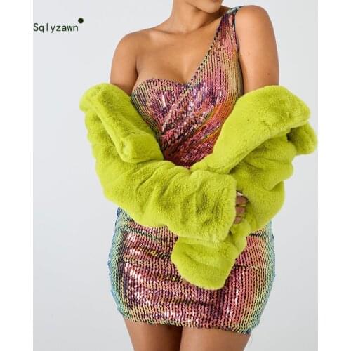 Women Warm Thick Faux Fur Winter Coat Fashion Elegant Long Sleeve Furry Soft Streetwear Furry Shaggy Teddy Pink Jacket Plus Size