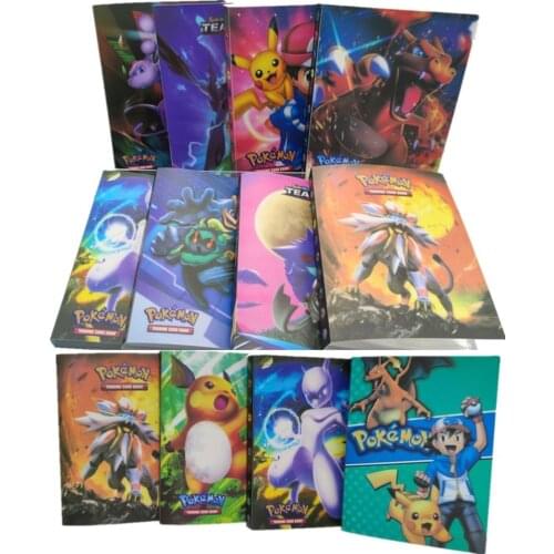 Pokemon Cards Album Book 240pcs Holder Book Album Playing Gx Francaise Cards Box Game Pokemon Binder Holder Card Card Case