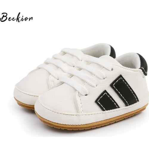 2021 Baby Shoes Boy Girl Newborn Infant Toddler Pu Leather Cotton Sole Anti-slip First Walkers Casual Crib Moccasins Shoes