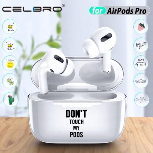 Wireless Earphone Case for Apple AirPods Pro Case Transparent Cartoon Case for Air Pods Pro 3 Cover Earpods Protector Accessorie